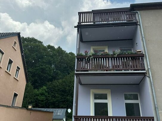 3-Raum-Wohnung in Sebnitz, Erstbezug nach Kernsanierung mit Einbauküche, Balkon und Schnellem Internet
