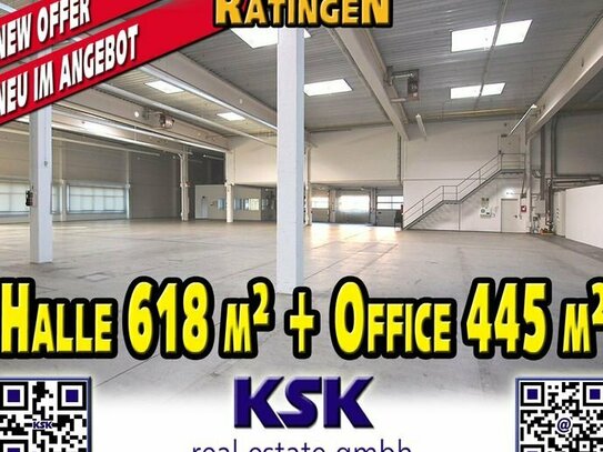 Nähe BAB ~618 m²/sqm Halle + ~455 m²/sqm Office, Close to Motorway)