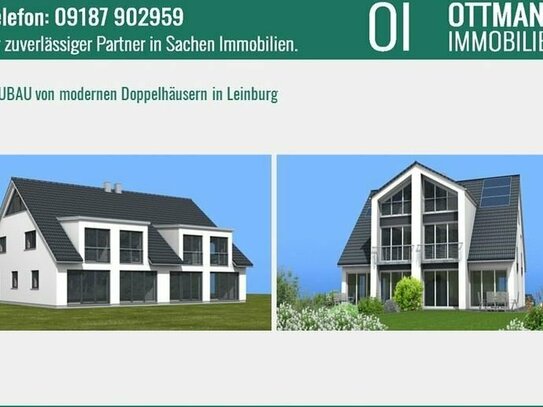 NEUBAU von modernen Doppelhäusern in Leinburg