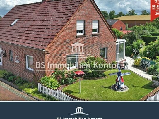 Rysum! Charmantes, gepflegtes Einfamilienhaus mit Gartenanlage u. Nebengebäude!