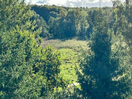 Zentrumsnahes Grundstück mit Blick in den Kurpark