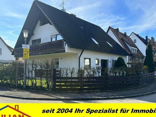 KILIAN IMMOBILIEN! PERFEKTES HAUS MIT 2 WOHNUNGEN MIT 200 M² WFL. IN REDNITZHEMBACH! KELLER * EBK * GARAGE