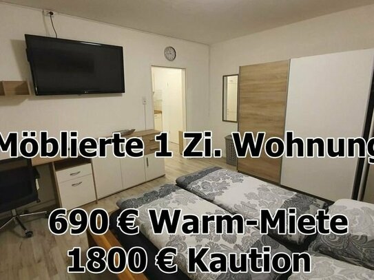 ab 01.09 - möblierte 1 Zimmer Wohnung in Pirmasens, nähe Krankenhaus