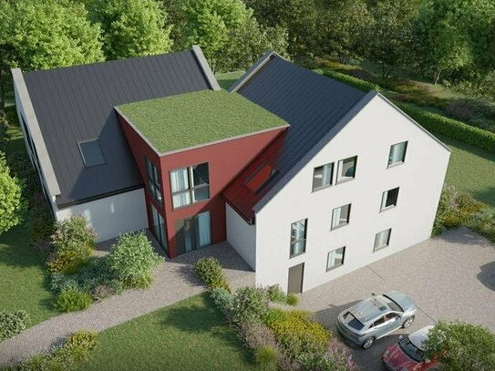 Erstbezug! Exklusive und energieeffiziente 80m² Dreiraumwohnung mit Balkon und Stellplatz