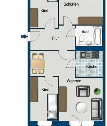 Ihr neues Zuhause: 3-Zimmer-Wohnung