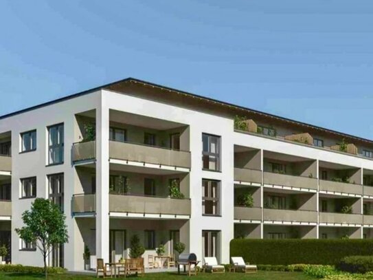 Vermiete barrierefreie 2-Zimmer-Neubauwohnung in Loiching/Kronwieden