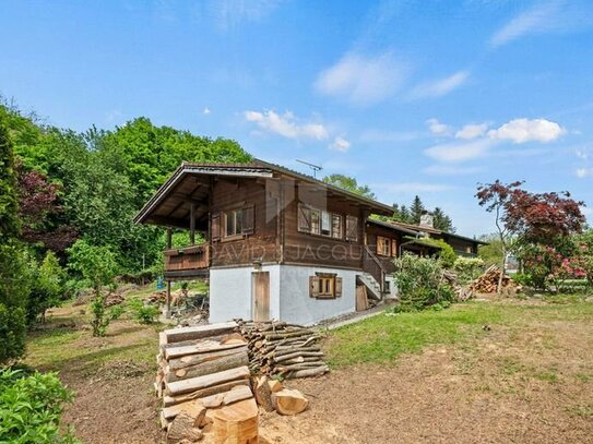 Natur, Ruhe und Flexibilität! Grundstück mit Blockhaus in Haberskirch!