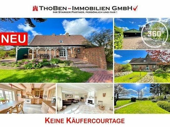 "OASE" IN LÄNDLICHER IDYLLE BEI HAMBURG !!! 1897 m² GRUNDSTÜCK INKLUSIVE !!!