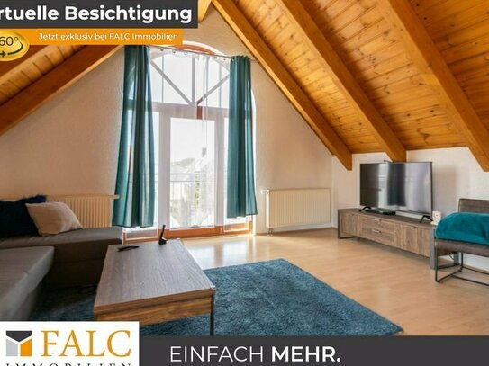 Gemütlich wohnen unter dem Dach: 2-Zimmer-Wohnung mit Balkon in Böhl-Iggelheim