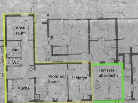 2-Zimmerwohnung mit Einbauküche in ruhiger Ortsrandlage