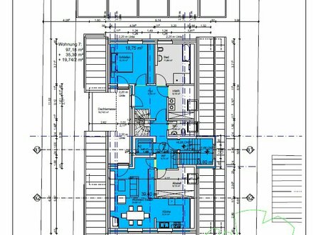 3,5 Zimmer DG-Wohnung /Aufzug in die Wohnung (Penthouse) Zentral Buchholz
