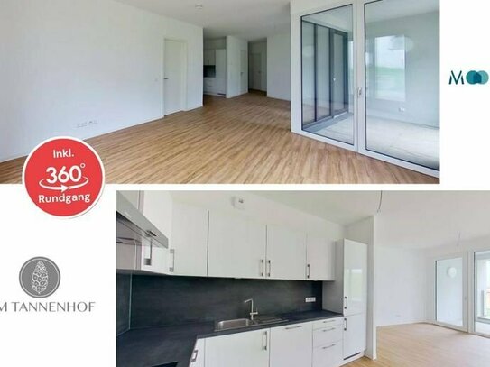 Moderne 3-Zimmer-Wohnung mit Einbauküche im Neubauquartier "Am Tannenhof"