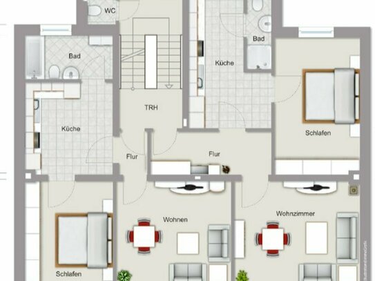 Gladbeck-Stadtzentrum - Helle Wohnung in ruhiger, zentraler Innenstadtlage / Frei ab sofort