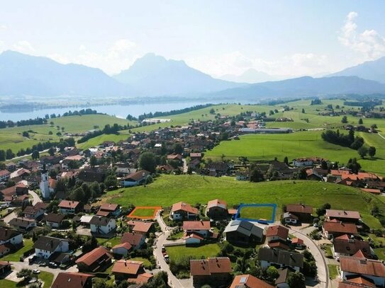 Allgäu, Berge, Seen, Schlösser - unverbaubare, einzigartige Panoramalage