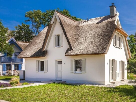 Reetdach-Cottage "Weiße Woge" im Usedomer Fischerdorf bei Zirchow