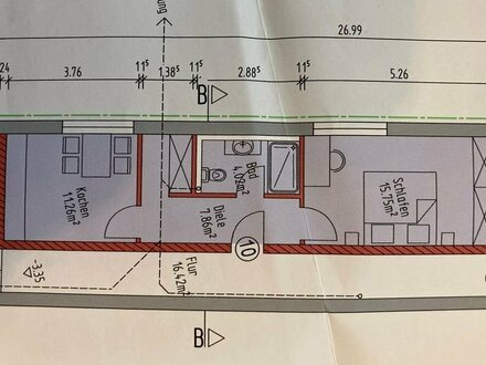 Baubeginn in Kürze: Neuerstellung einer 1-Zimmer-Ferienwohnung