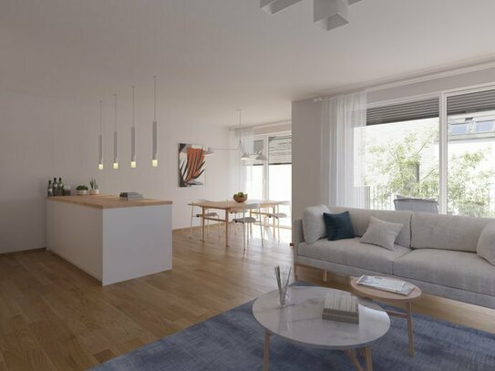 Energieeffizient leben: 3-Zimmer Wohnung mit großem Balkon / NUSSGÄRTEN Bad Nauheim