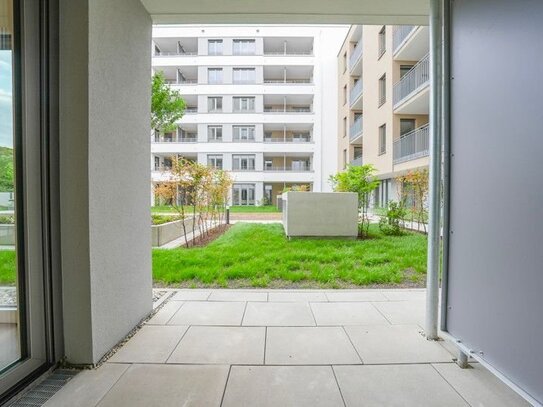 Speziell für Senioren ab 65+ (mind. einer d. Mieter) | Tolle 1,5-Zi.-Wohnung auf 55m² mit EBK und Terrasse