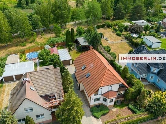 IMMOBERLIN.DE - Traumhaus mit Südterrasse, Garten, Sauna und Loggia in vorzüglicher Lage nahe Falkenhagener See