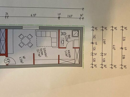 Baubeginn in Kürze: Neuerstellung einer 1-Zimmer-Ferienwohnung