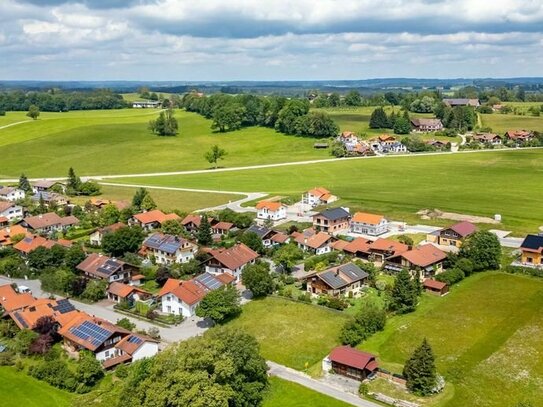 Traumhaftes 1155 m² Baugrundstück am Ortsrand von Wessobrunn-Forst mit Panoramablick auf die Alpen