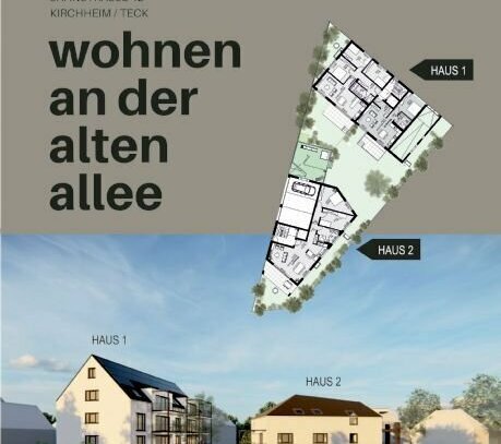 AKTIONSPREIS - WOHNEN AN DER ALTEN ALLEE - Helle Dachgeschoss-Maisonette Wohnung mit Südwest-Balkon