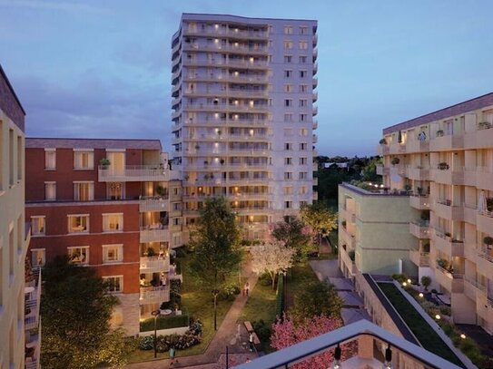 2-Zimmer-Wohnung im Neubau mit Süd-Loggia