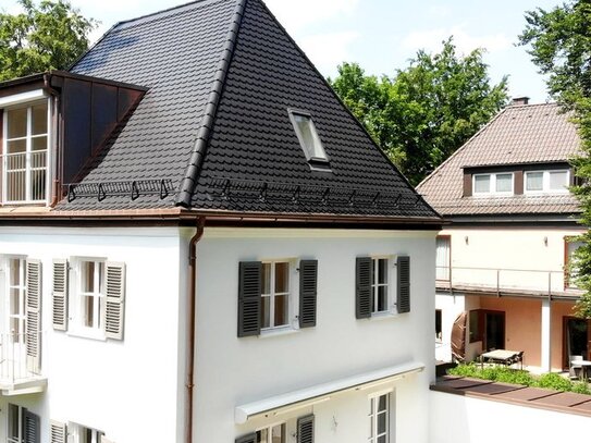 Pullach - Großhesselohe : Villa -Liebhaber Objekt- neu renoviert, Ausbaupotenzial