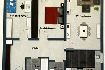 ***Charmante*** 3-Zimmer-Wohnung in erstklassiger Lage in Maintal Bischofsheim