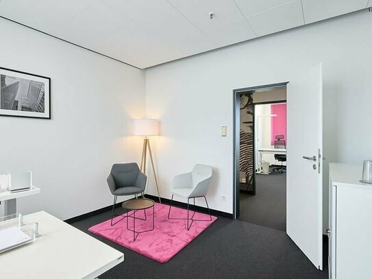 Optimal ausgestattet: Moderne, möblierte Büroflächen