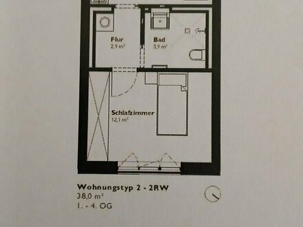 tolle 2 Zimmerwohnung mit Einbauküche