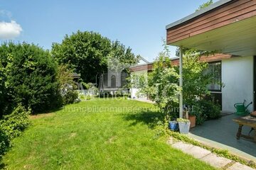 MÜNCHNER IG: Bungalow - Bestlage zur Sanierung oder Neubau für ca. 480 qm Wfl.!