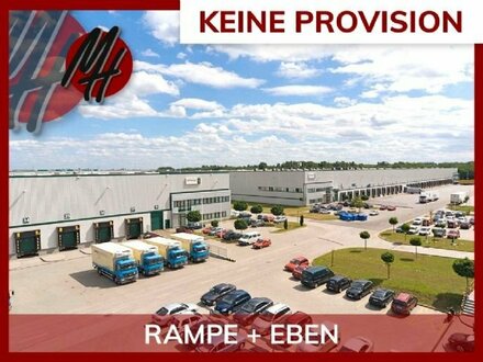 KEINE PROVISION - SCHNELL VERFÜGBAR - Rampe + eben - Lager-/Logistik (23.000 m²) & Büro (1.000 m²)