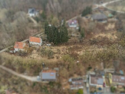 Einladendes Hanggrundstück mit atemberaubendem Panorama in Pommelsbrunn