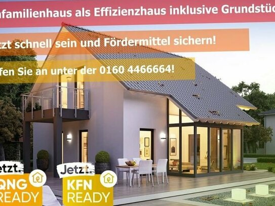 ++ Jetzt QNG-Förderung prüfen! ++ Effizienzhaus inkl. Grundstück sucht Baufamilie!