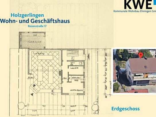 Wohn- und Geschäftshaus zu verkaufen - Rosenstraße 17, Holzgerlingen