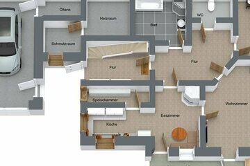 Charmante 3-Zimmerwohnung mit großem Garten und Terrasse in ruhiger Lage zu vermieten - Ihr neues Zuhause zum Wohlfühlen!