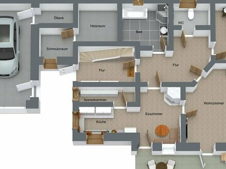 Charmante 3-Zimmerwohnung mit großem Garten und Terrasse in ruhiger Lage zu vermieten - Ihr neues Zuhause zum Wohlfühle…