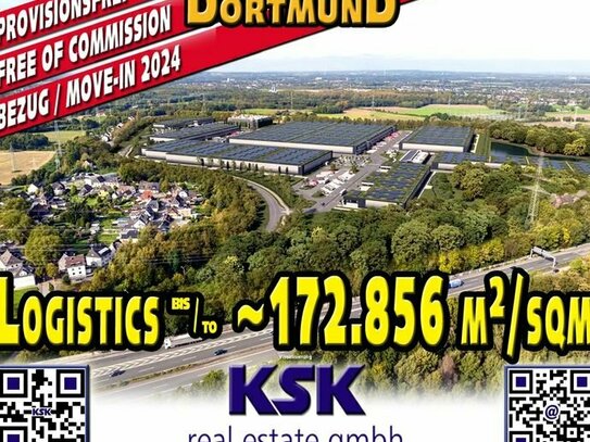 Logistics ~18.581 bis/to ~172.856 m²/sqm - Frühzeitig vormerken! Neubau/Make a note early, new building