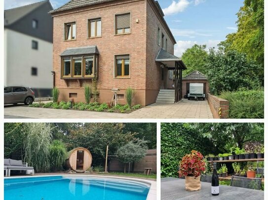 Düren Lendersdorf - Freistehendes Stadthaus mit Pool, Sauna und modernem Komfort