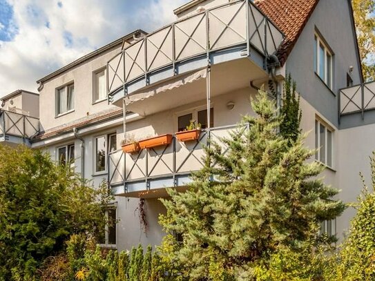 Nur 5 Gehminuten zur Dahme: Charmante 3-Zimmer-Wohnung mit Gartenanteil, Terrasse und Stellplatz