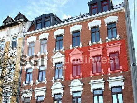 2-Raum-Wohnung im sanierten Altbau mit Balkon in Leipzig-Eutritzsch