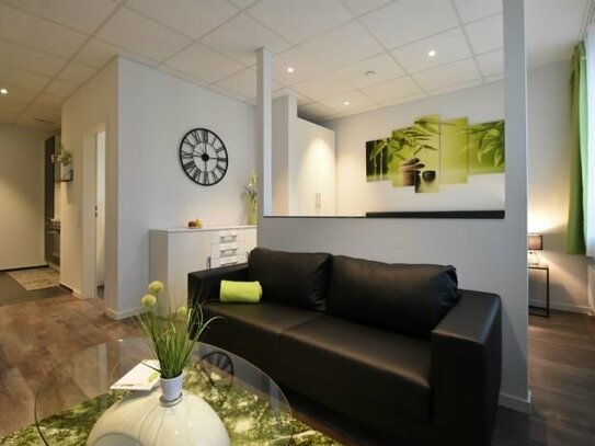 Schickes 2 Personen Apartment, modern, komplett ausgestattet, zentral in Niederrad