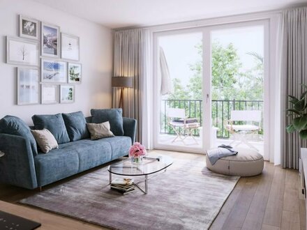 Wohnträume werden wahr: Komfortable Neubauwohnung mit Terrasse EBK, Gäste-WC