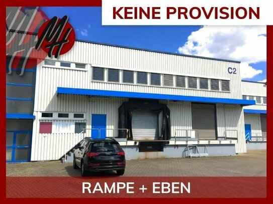 KEINE PROVISION - RAMPE + EBEN - Lager (1.000 m²) & Büro (150 m²)