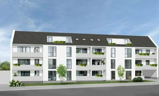 Modern mit Komfort = Neubau-Eigentumswohnung im DG mit Süd-Loggia und Aufzug