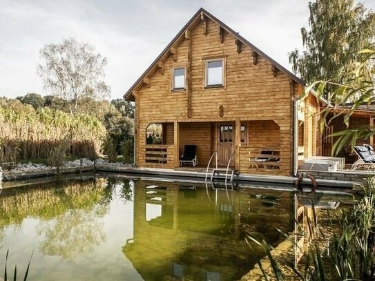 "Preissenkung" Exklusive Immobilie Saunahaus-Wellnessoase mit Ferienhaus gute Rendite in Schwimmbach.