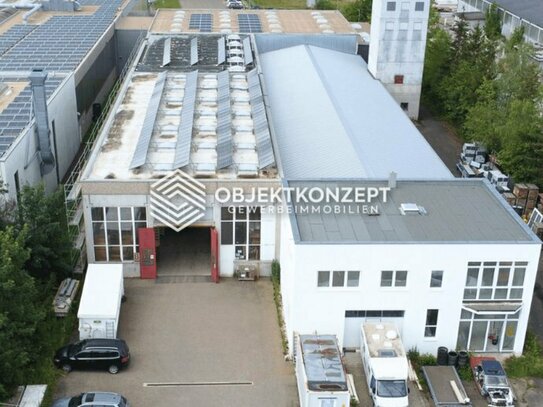 Modernisierte Produktions-/Lagerhalle mit Bürogebäude in Renovierungsphase - Mitgestaltung möglich