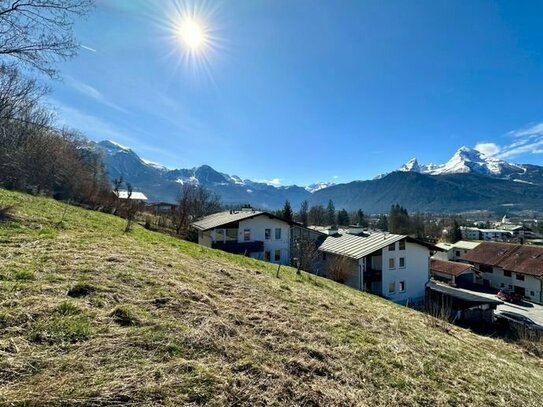 Bischofswiesen Stanggaß - Grundstück mit herrlichem Watzmannblick