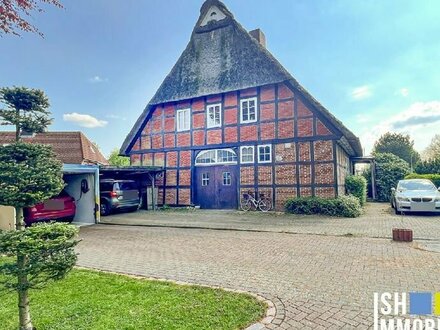 Himmelpforten - Charmantes Reetdach-/Bauernhaus (Denkmal) mit 2 Wohneinheiten in zentraler Lage